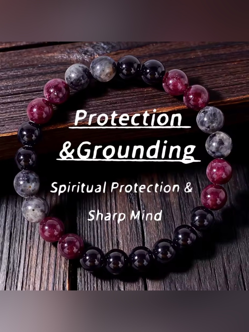JD Gems jewelry protection grounding Beaded Bracelet natural stone 6/8/10mm